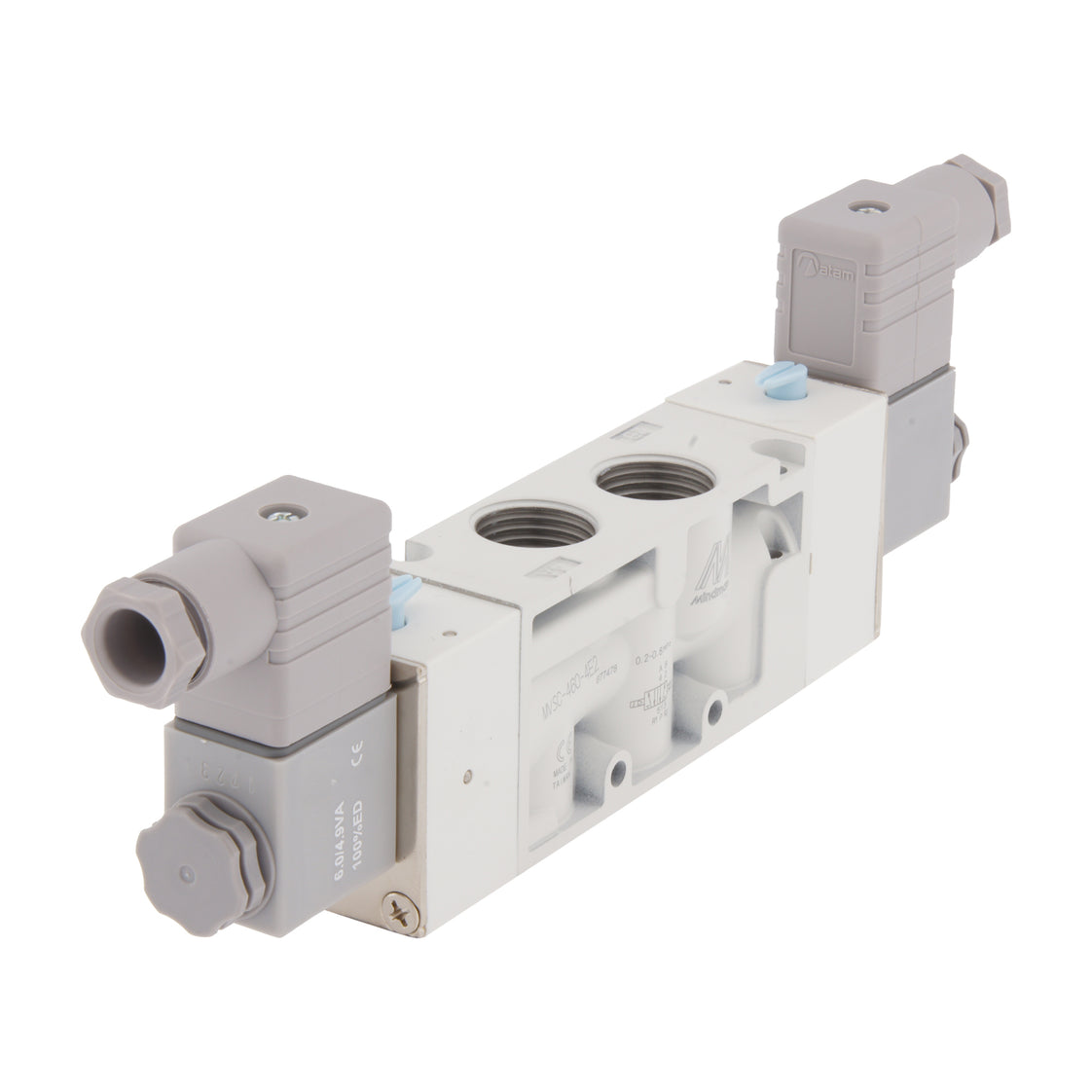 NPT 3/8'' 110V AC 5/2-Way Bi-stable Solenoid Valve 2-8bar MVSC