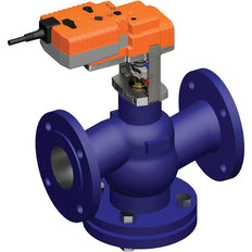 Belimo Globe Valve DN65 Flange 18mm Stroke Kvs58 100-240VAC Fail-Safe 150s 3-point 1000N IP54 H664N/NVK230A-3