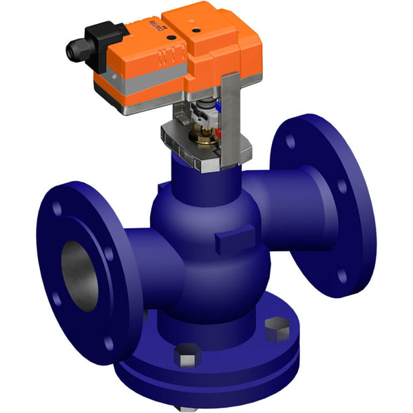 Belimo Globe Valve DN80 Flange 18mm Stroke Kvs90 24VAC/DC 150s 2-10V 1000N IP54 H679N/NV24A-SR-TPC