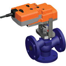 Belimo 3-Way Globe Valve DN20 Flange 15mm Stroke Kvs6.3 24VAC/DC Fail-Safe 35s 2-10V 1000N IP54 H720R/NVKC24A-SR-TPC