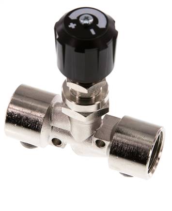 G1/2'' Nickel Plated Brass Needle Valve NBR 18 bar - NLBN