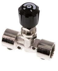 G1/2'' Nickel Plated Brass Needle Valve NBR 18 bar - NLBN