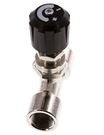 G3/8'' Nickel Plated Brass Needle Valve NBR 18 bar - NLBN