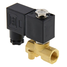 Solenoid Valve CM-DA 1/4'' compact brass FKM 0-10bar 24V DC