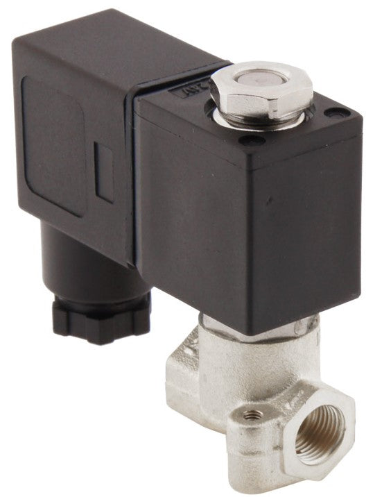 Solenoid Valve CM-DA 1/8'' Stainless Steel EPDM 0-10bar 24V DC