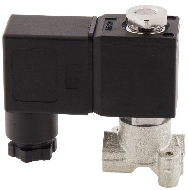 Solenoid Valve CM-DA 1/8'' Stainless Steel EPDM 0-10bar 24V DC