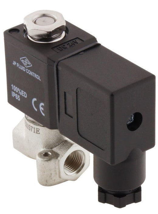 Solenoid Valve CM-DA 1/8'' Stainless Steel FKM 0-10bar 24V DC