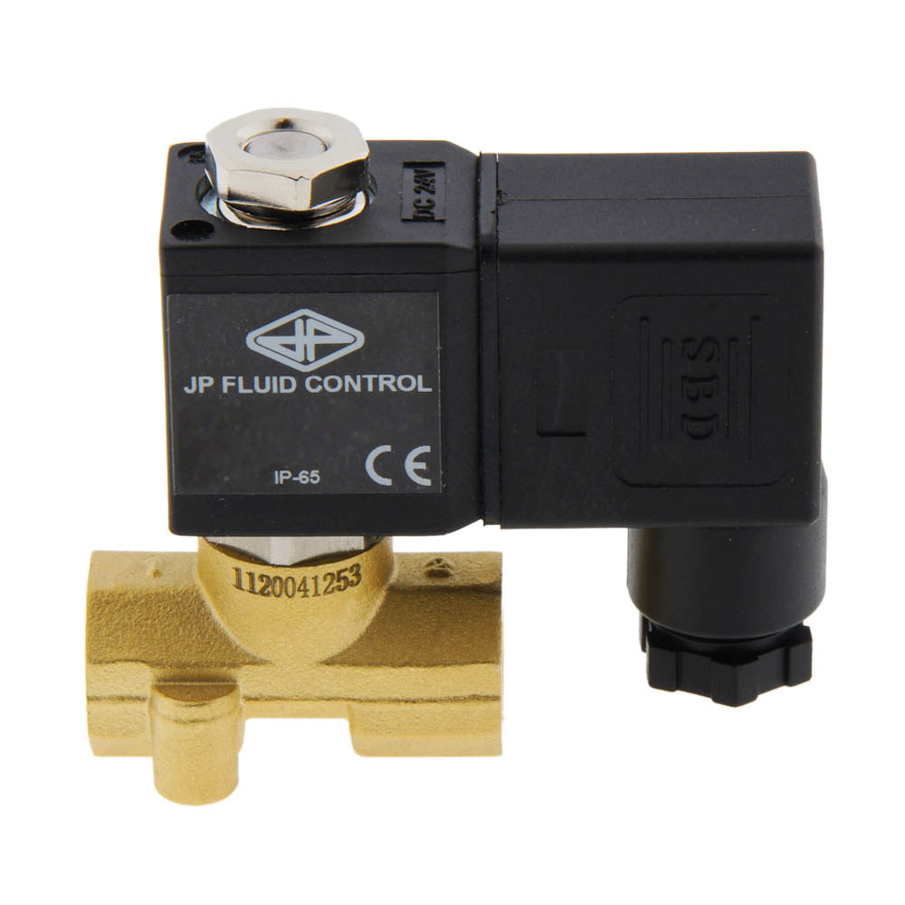Solenoid Valve CM-DA 1/4'' compact brass FKM 0-10bar 24V DC