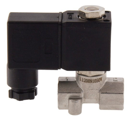 Solenoid Valve CM-DA 1/4'' Stainless Steel FKM 0-10bar 24V DC