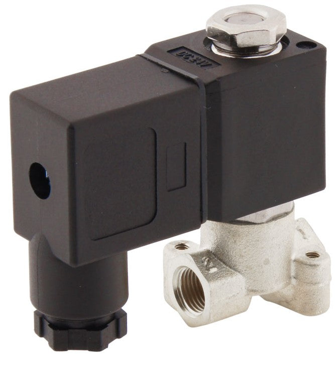Solenoid Valve CM-DA 1/8'' Stainless Steel EPDM 0-10bar 24V DC