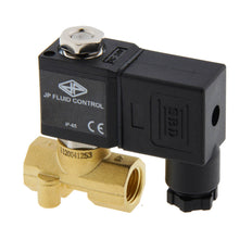 Solenoid Valve CM-DA 1/4'' compact brass FKM 0-10bar 24V DC