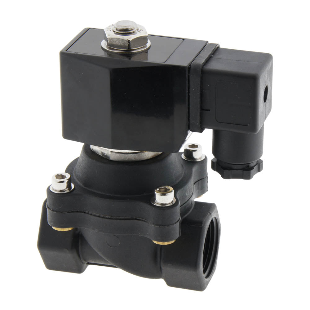 Solenoid Valve DF-SA 3/4'' Nylon FKM 0-6bar 12V DC