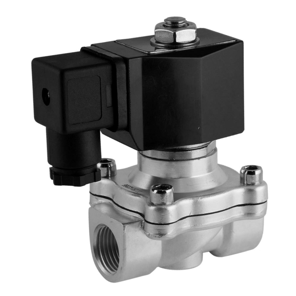 Solenoid Valve DF-SA 1/2'' stainless steel FKM 0-10bar 380V AC