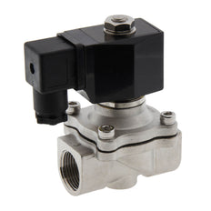 Solenoid Valve DF-SA 3/4'' stainless steel FKM 0-6bar 12V DC