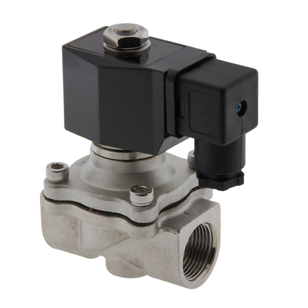 Solenoid Valve DF-SA 3/4'' stainless steel FKM 0-6bar 12V DC