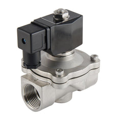 Solenoid Valve DF-SA 1'' stainless steel FKM 0-6bar 12V DC