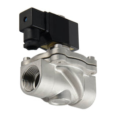 Solenoid Valve DF-SA 1'' stainless steel FKM 0-6bar 12V DC