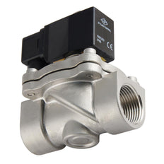 Solenoid Valve DF-SA 1'' stainless steel FKM 0-6bar 12V DC