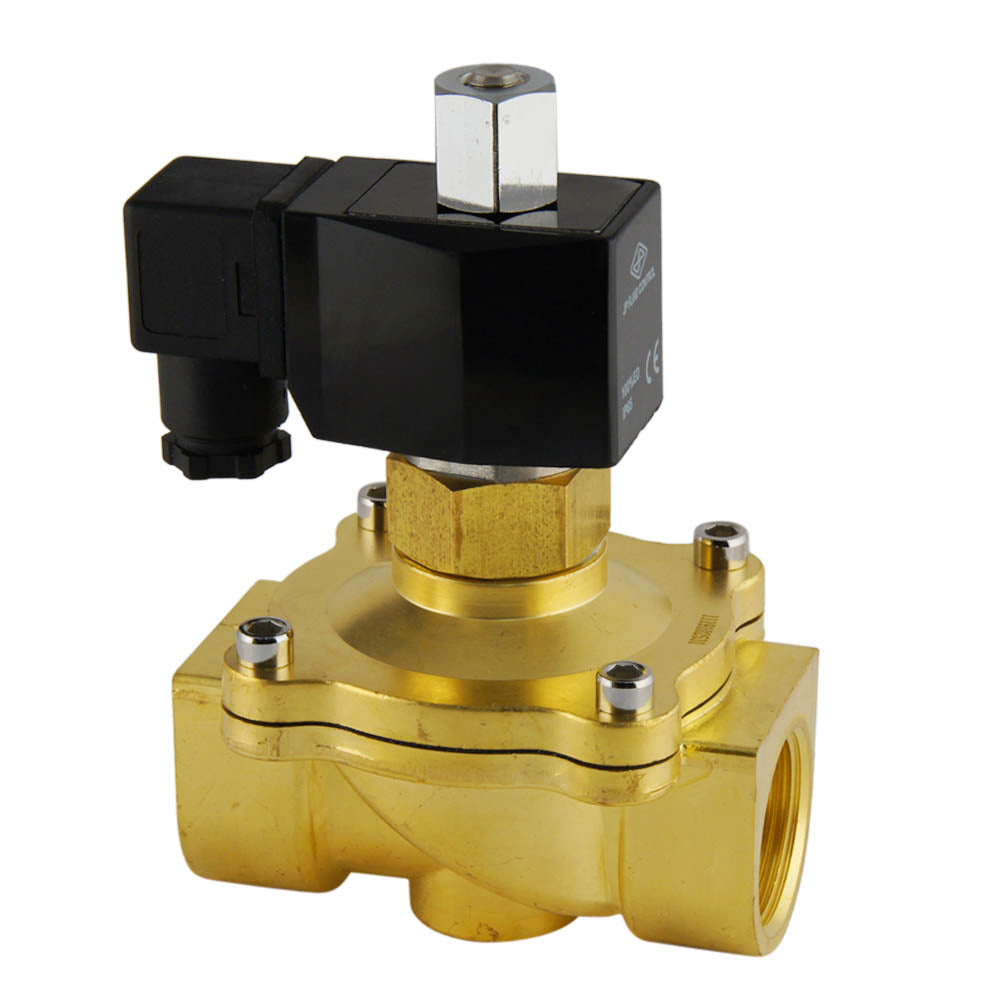 Solenoid Valve DF-SB 1'' NO brass EPDM 0-5bar 380V AC