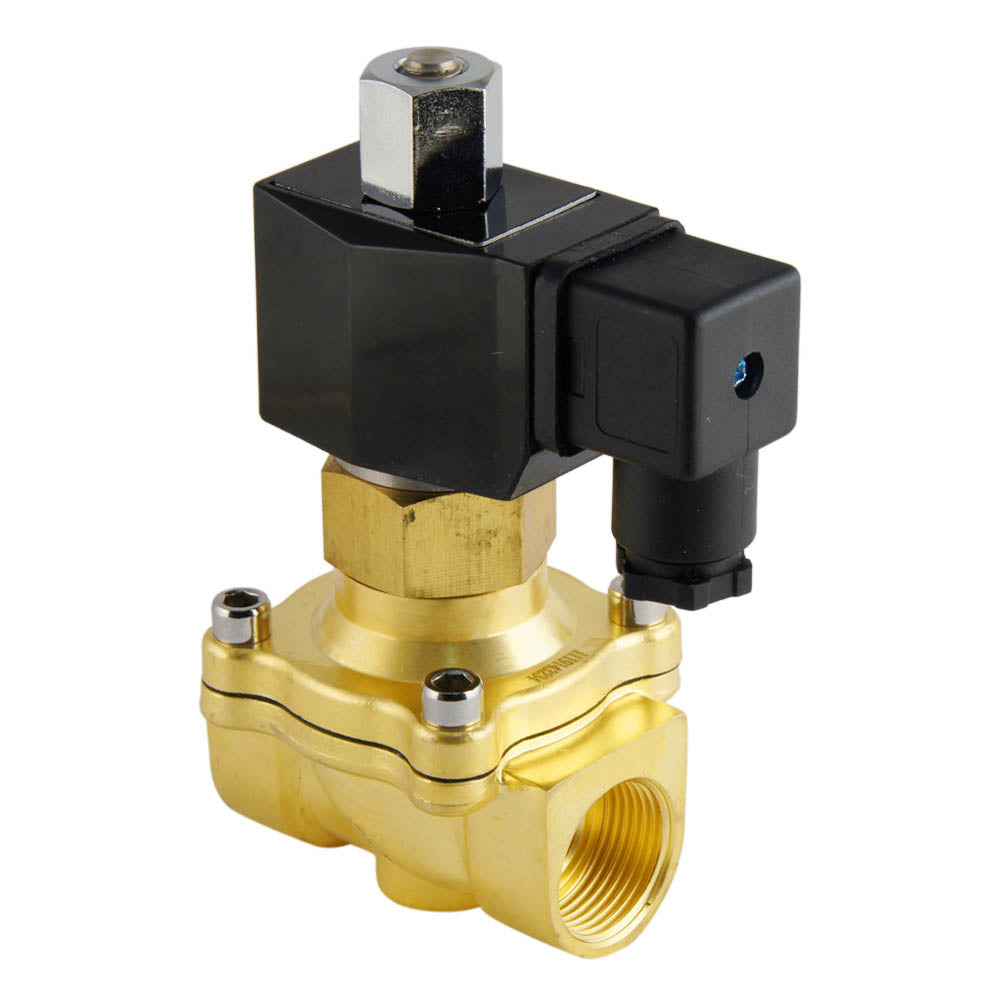 Solenoid Valve DF-SB 3/4'' NO brass FKM 0-5bar 380V AC