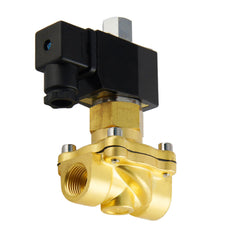 Solenoid Valve DF-SB 3/8'' NO brass FKM 0-5bar 380V AC