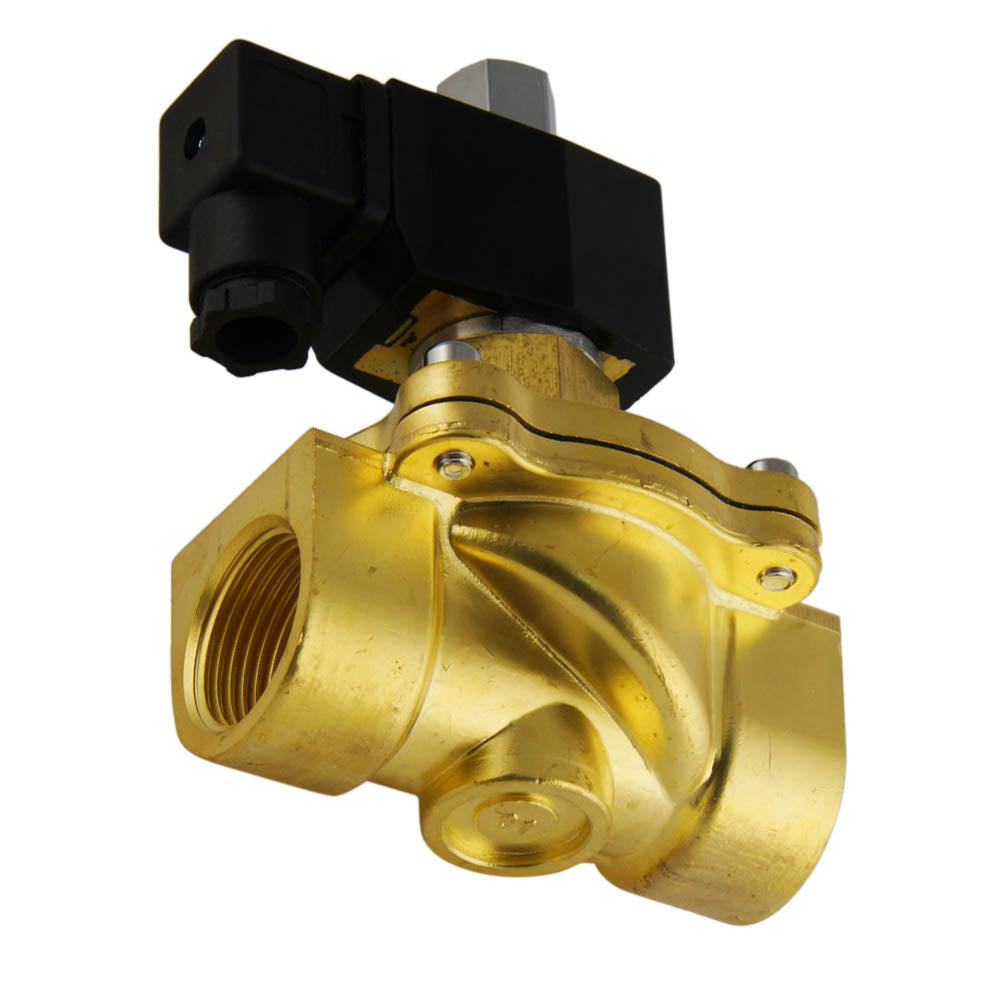 Solenoid Valve DF-SB 1'' NO brass EPDM 0-5bar 230V AC