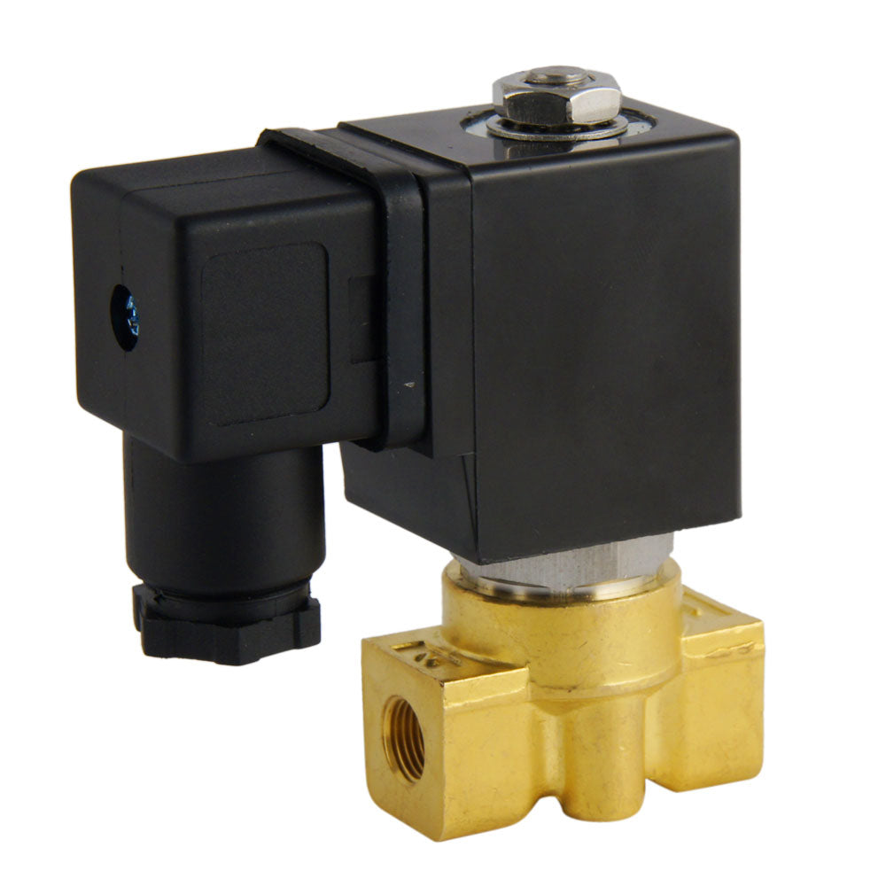 Solenoid Valve ST-DA 1/8'' brass FKM 0-13bar 12V DC