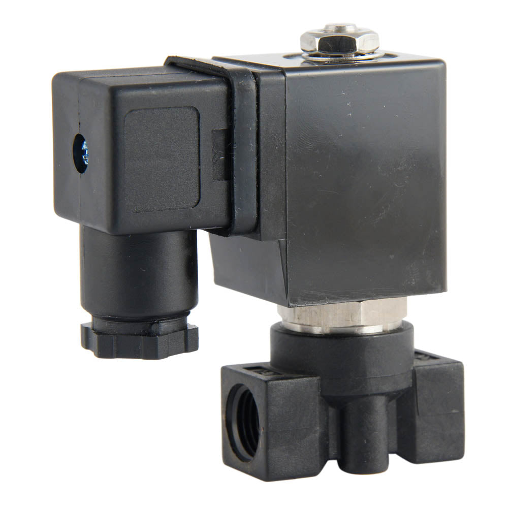 Solenoid Valve ST-DA 1/4'' nylon FKM 0-8bar 120V AC