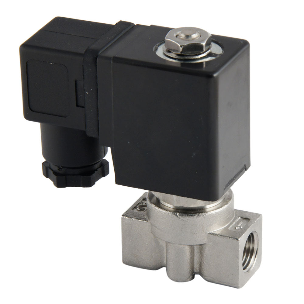 Solenoid Valve ST-DA 1/4'' stainless steel FKM 0-13bar 230V AC