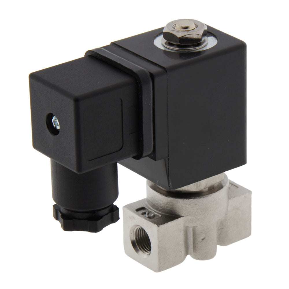 Solenoid Valve ST-DA 1/8'' stainless steel FKM 0-13bar 24V AC