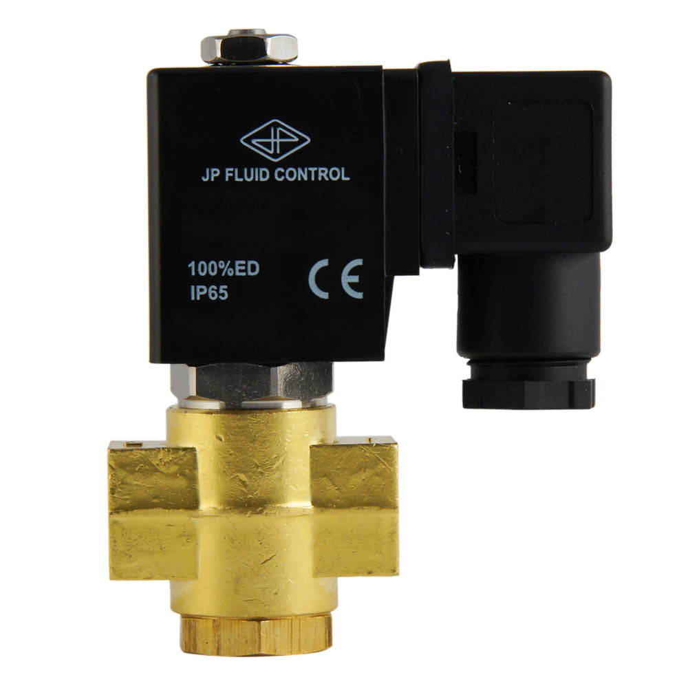 Solenoid Valve ST-DB 1/4'' NO brass FKM 0-12bar 120V AC