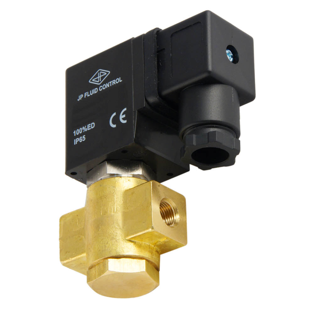 Solenoid Valve ST-DB 1/8'' NO brass FKM 0-12bar 120V AC