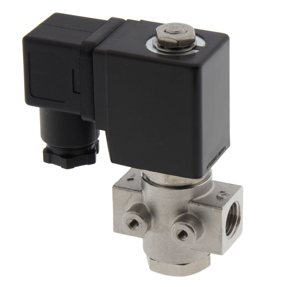 Solenoid Valve ST-DB 1/4'' NO stainless steel EPDM 0-12bar 12V DC