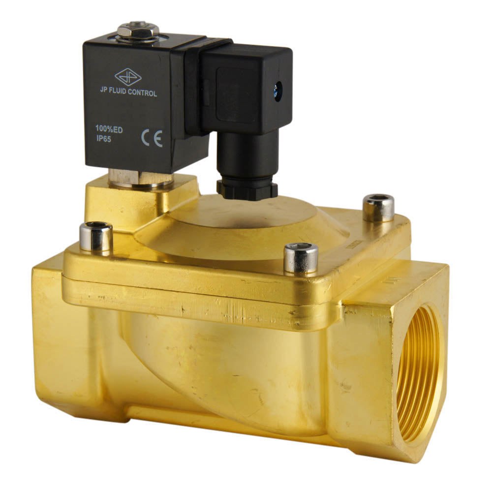 Solenoid Valve ST-IA 1-1/4'' Brass FKM 0,5-16bar 120V AC