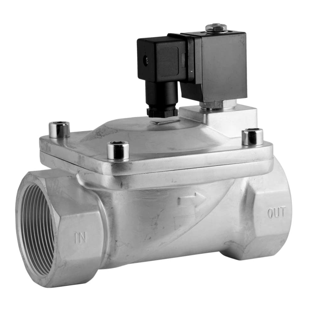 Solenoid Valve ST-IA 2'' Stainless Steel FKM 0,5-16bar 230V AC