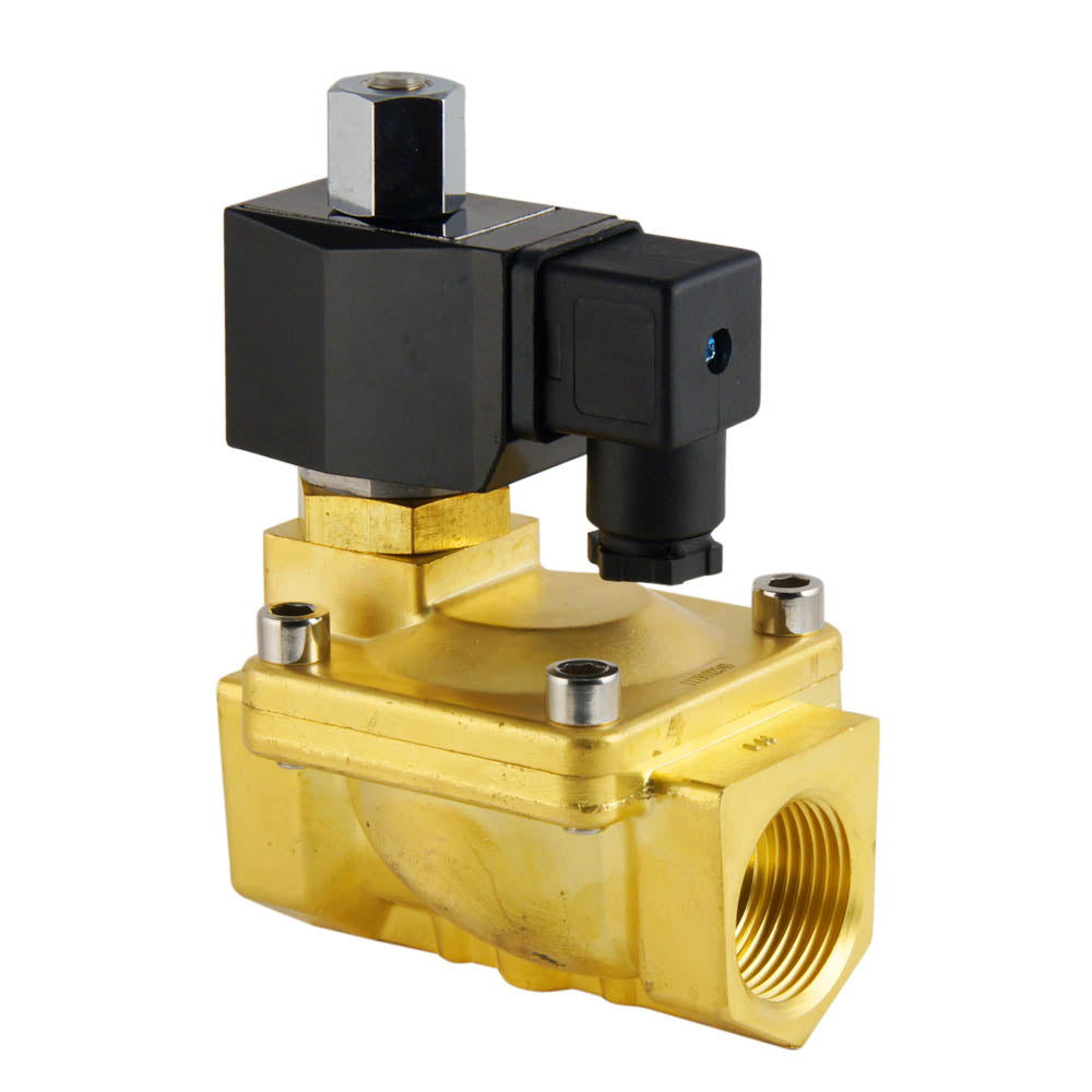 Solenoid Valve ST-IB 1'' NO brass EPDM 0,5-13bar 380V AC