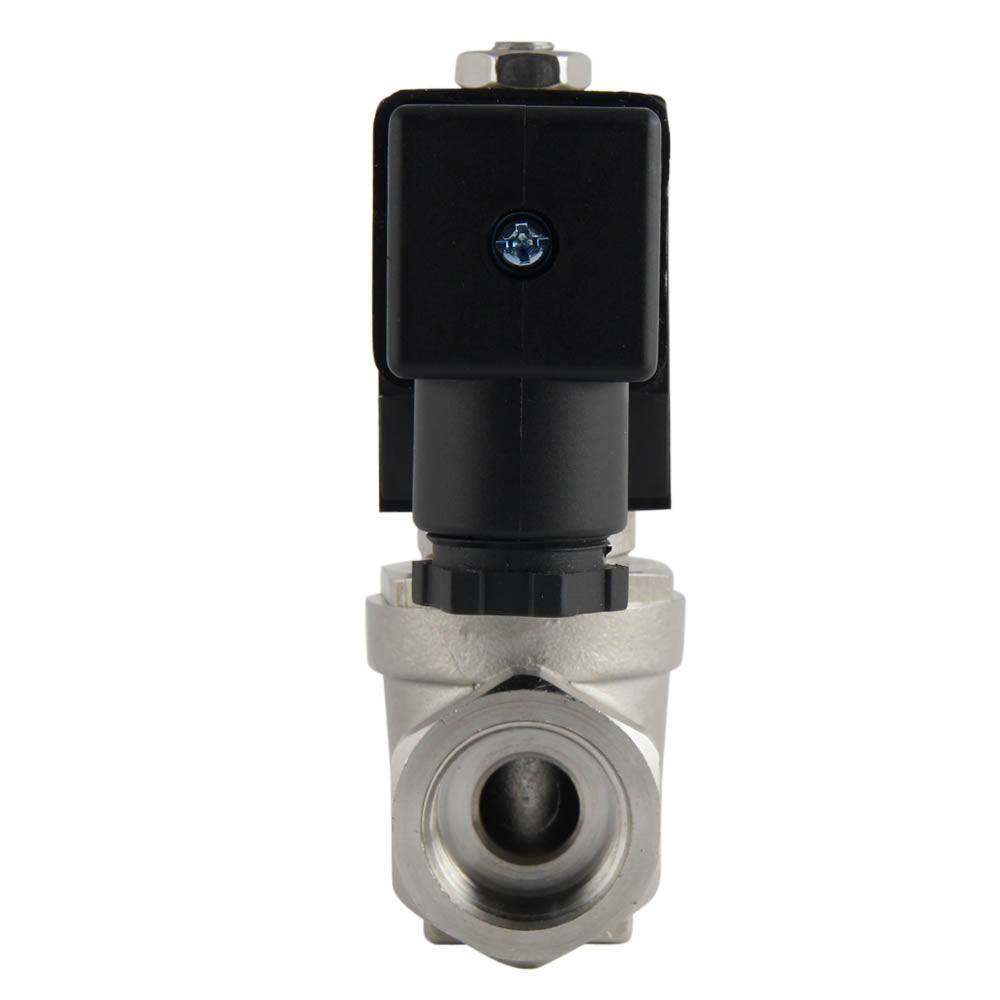 Solenoid Valve ST-SA 1/2'' NPT stainless steel EPDM 0-16bar 120V AC