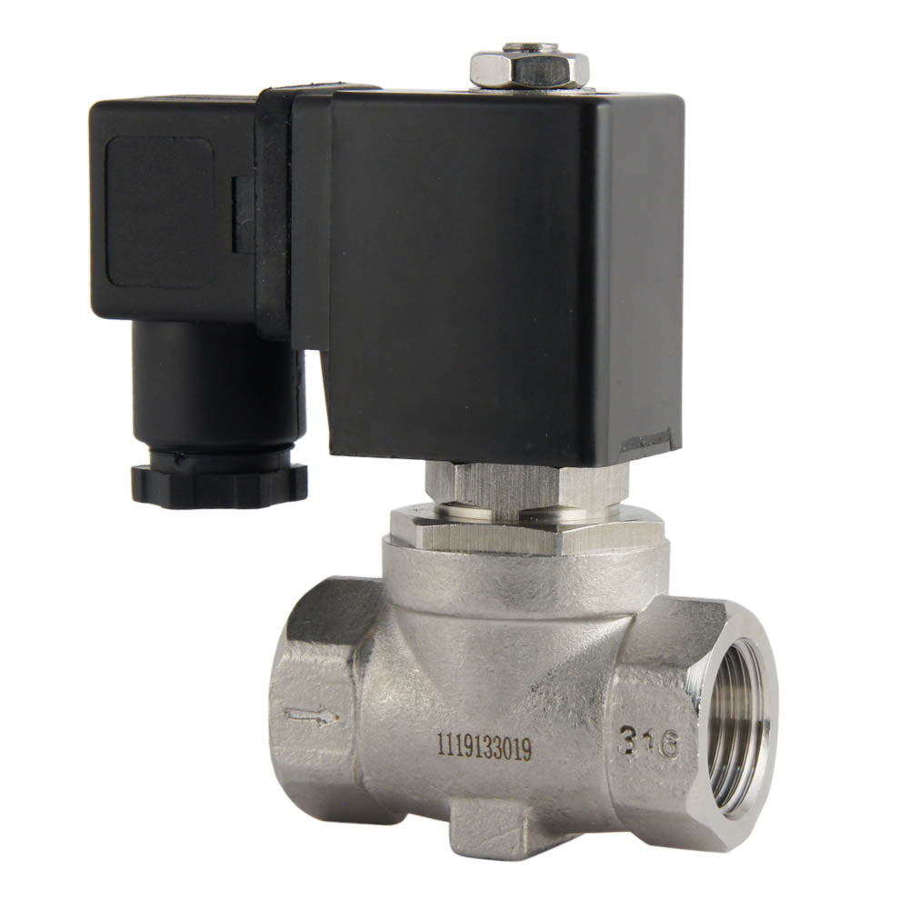 Solenoid Valve ST-SA 1/2'' NPT stainless steel EPDM 0-16bar 24V AC