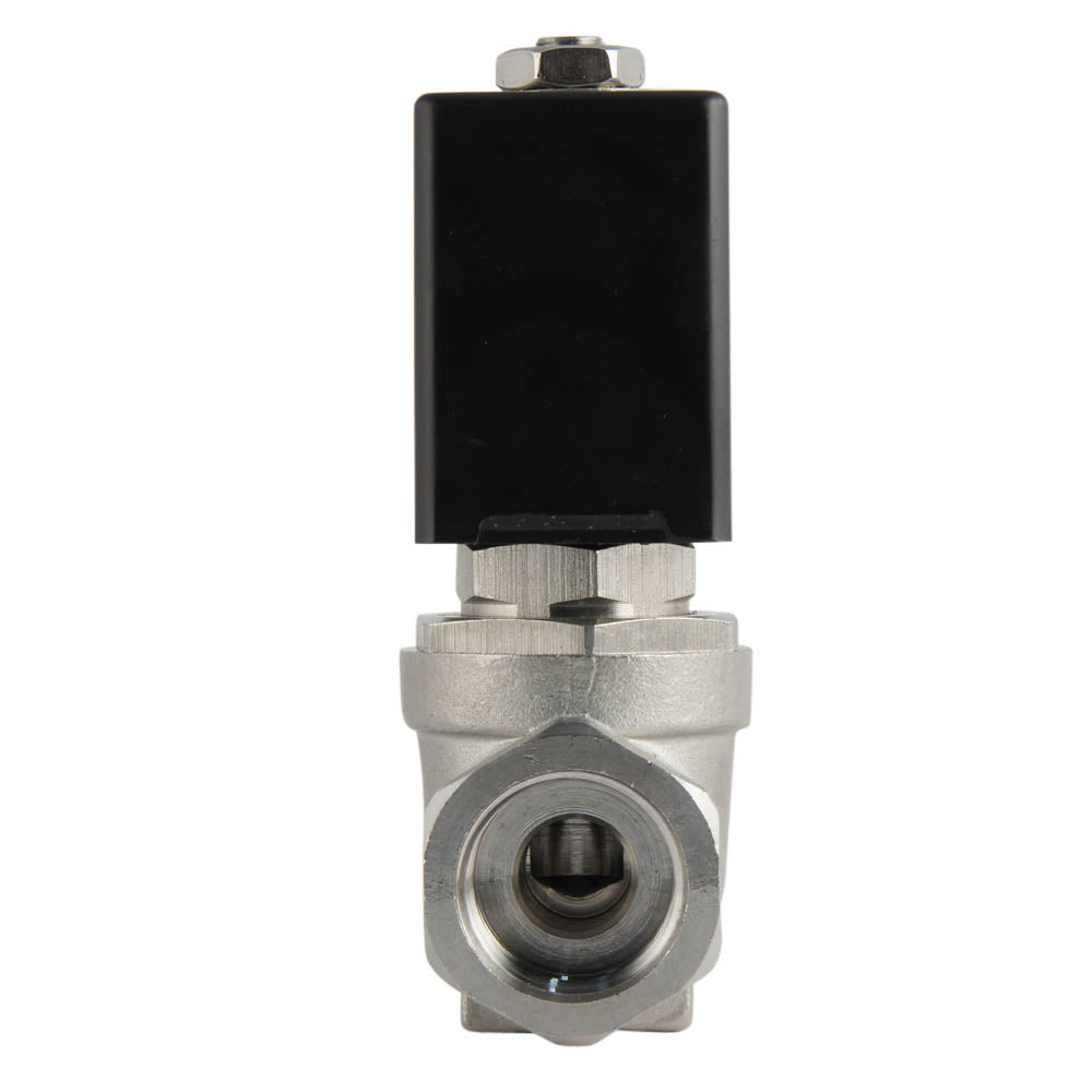 Solenoid Valve ST-SA 1/2'' stainless steel FKM 0-10bar 12V DC