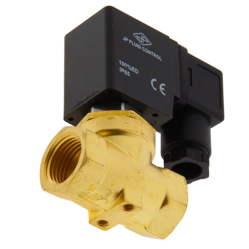Solenoid Valve ST-SA 1/2'' brass FKM 0-16bar 120V AC