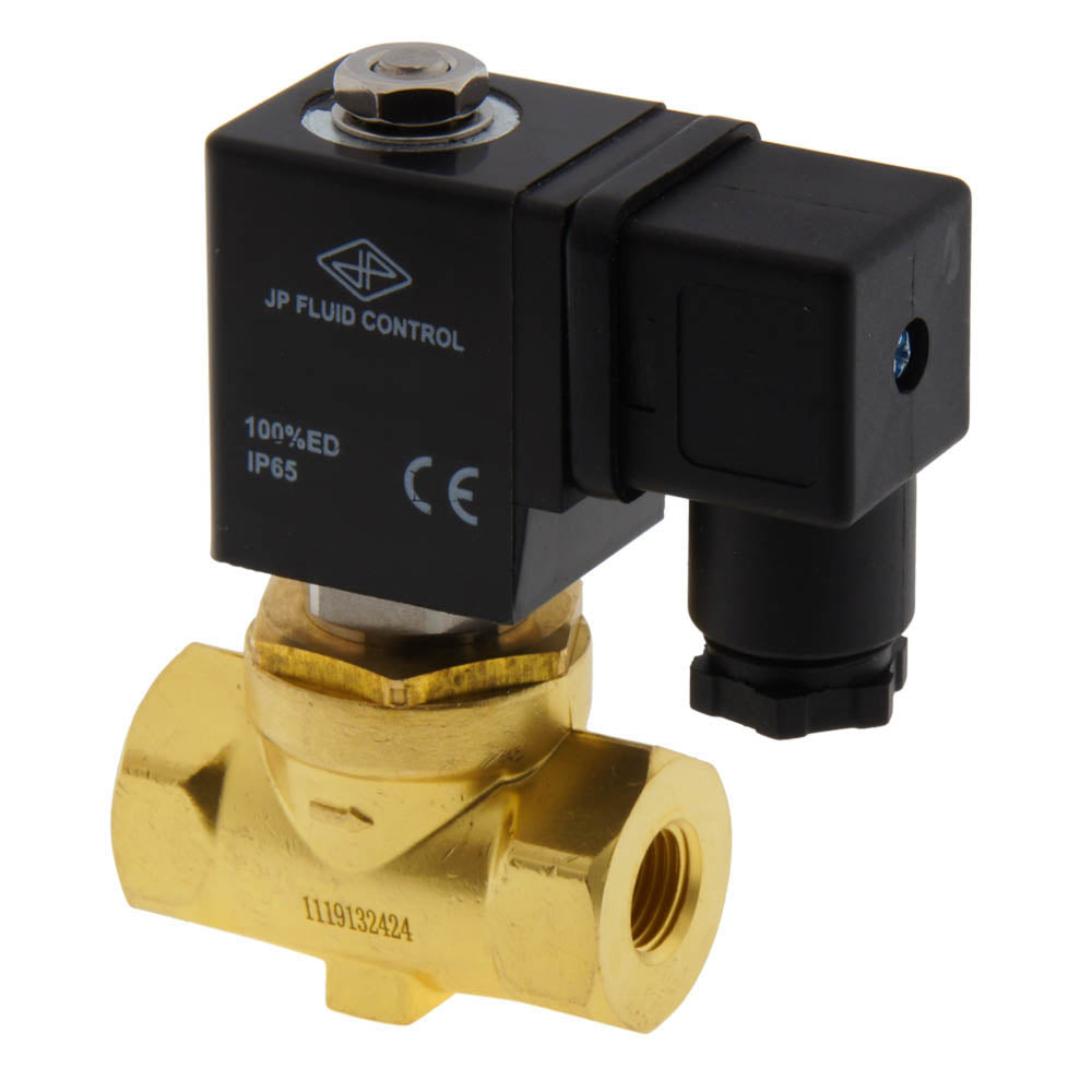 Solenoid Valve ST-SA 1/4'' brass FKM 0-16bar 120V AC
