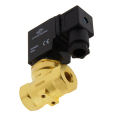 Solenoid Valve ST-SA 1/4'' NPT brass FKM 0-10bar 12V DC