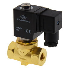 Solenoid Valve ST-SA 1/4'' NPT brass FKM 0-10bar 24V DC