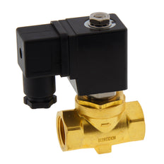 Solenoid Valve ST-SA 1/2'' brass FKM 0-10bar 24V DC