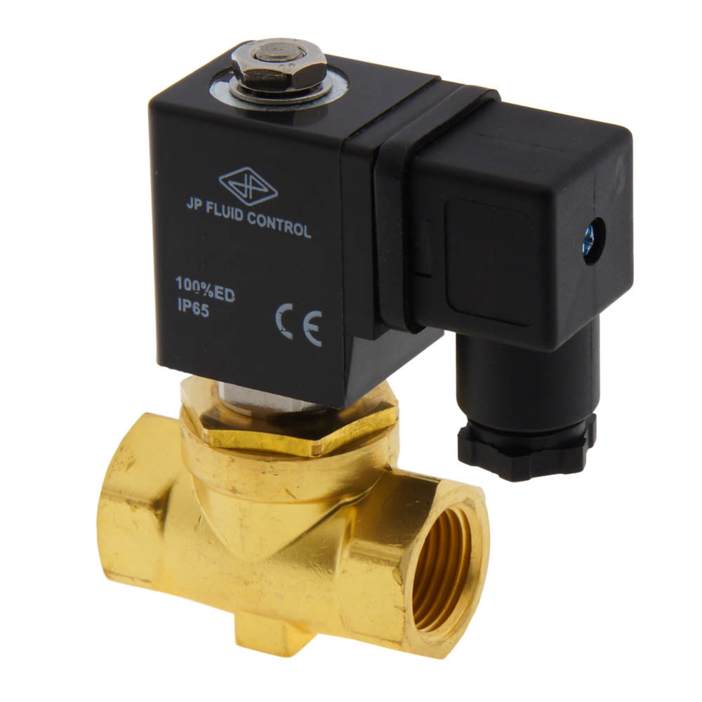 Solenoid Valve ST-SA 1/2'' NPT brass FKM 0-16bar 380V AC