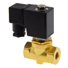 Solenoid Valve ST-SA 1/4'' brass FKM 0-16bar 120V AC
