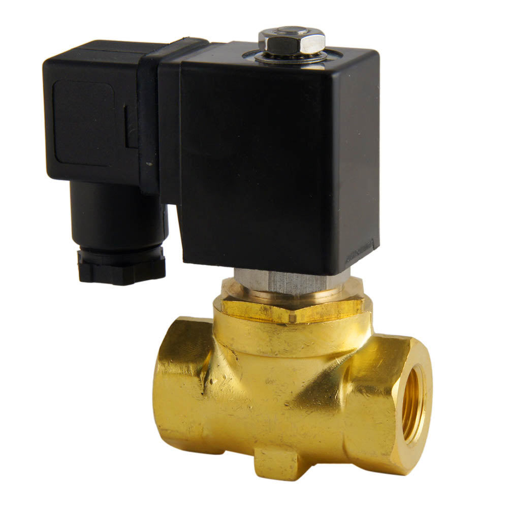 Solenoid Valve ST-SA 3/8'' NPT brass FKM 0-16bar 380V AC