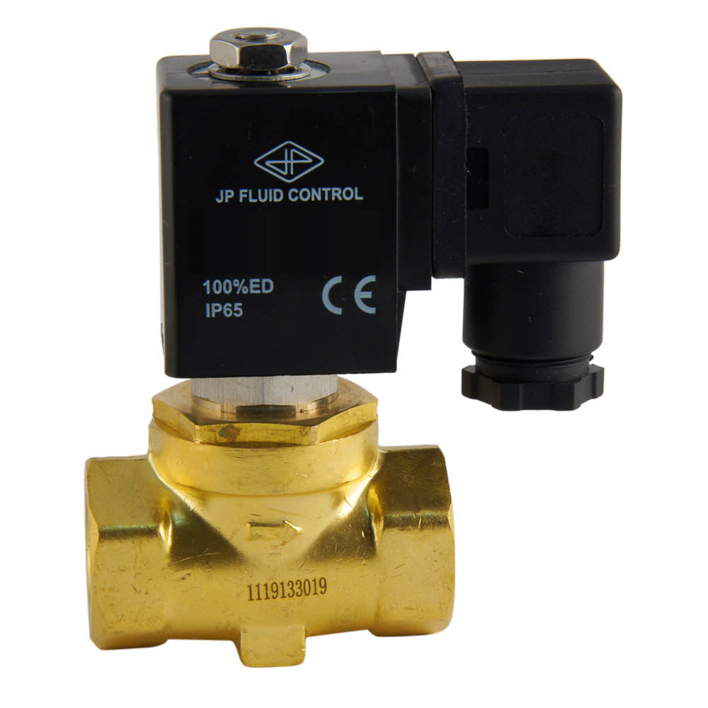 Solenoid Valve ST-SA 3/8'' NPT brass FKM 0-16bar 120V AC