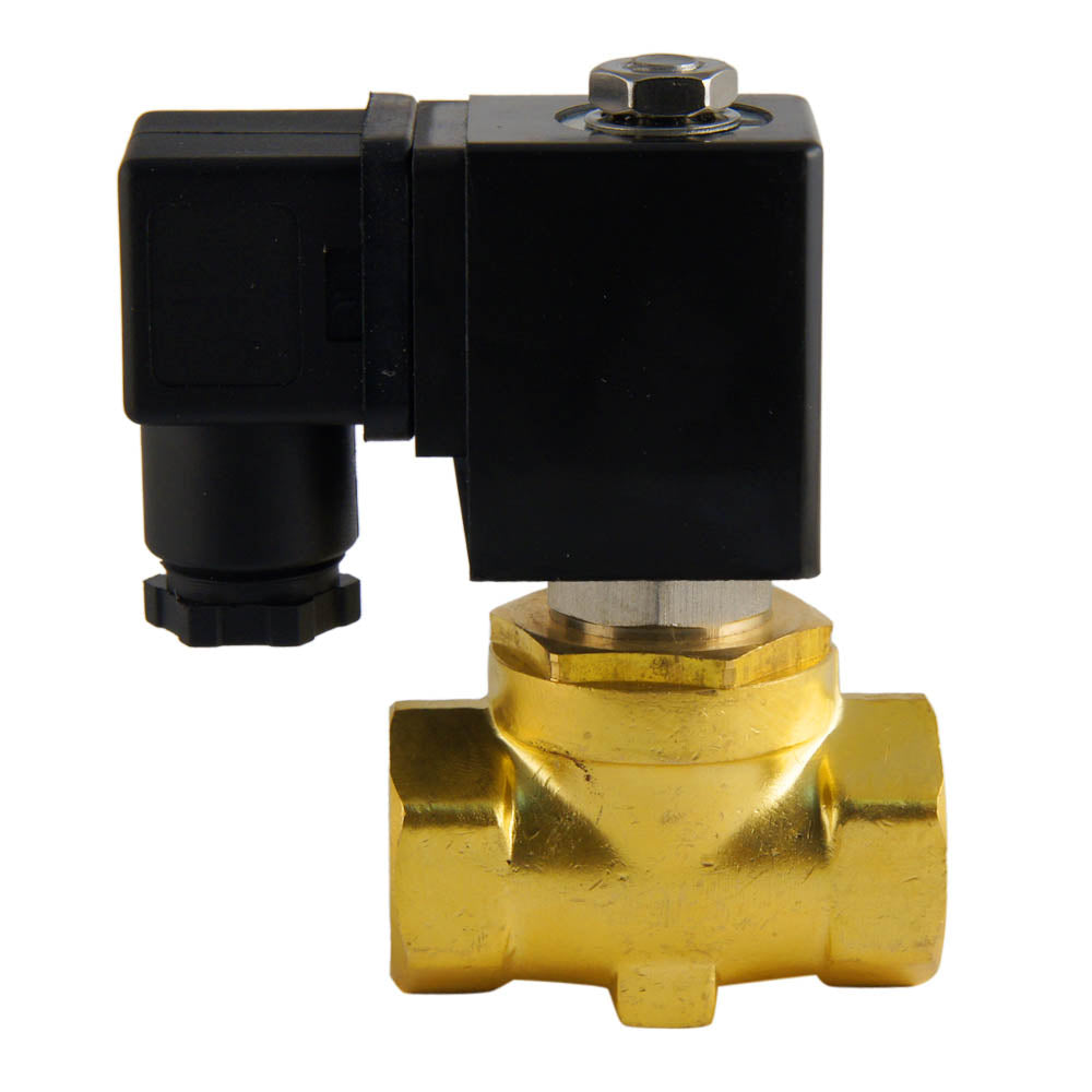 Solenoid Valve ST-SA 3/8'' NPT brass FKM 0-10bar 12V DC