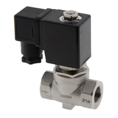 Solenoid Valve ST-SA 3/8'' NPT stainless steel FKM 0-10bar 12V DC